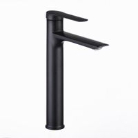 Basin Mixer Long Head Black